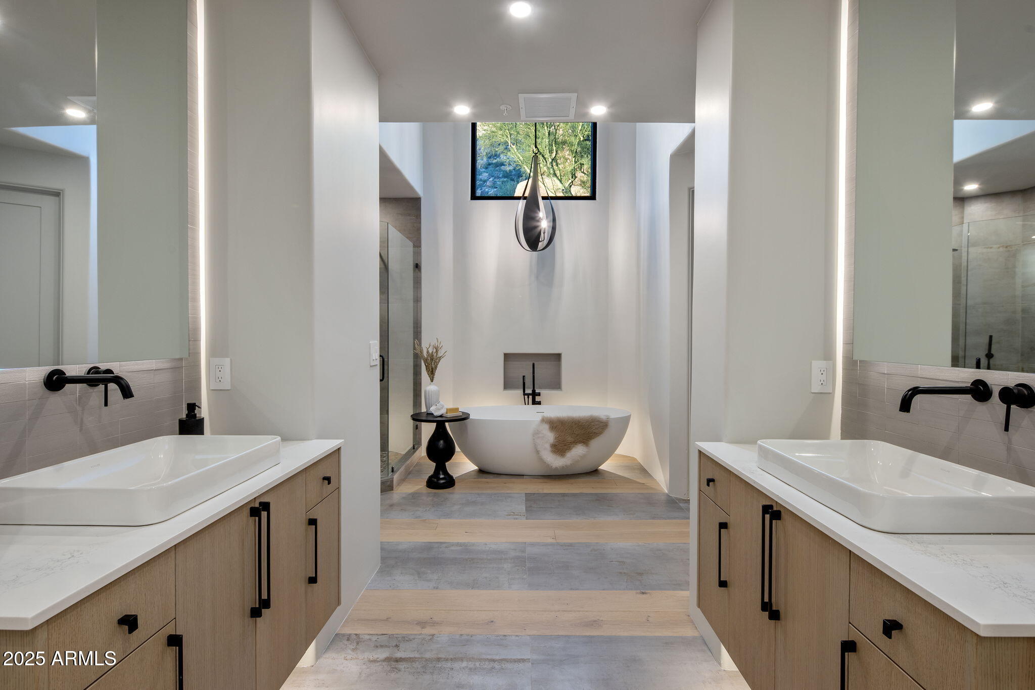 10040 East Happy Valley Road, Unit 1039 Scottsdale, AZ 85255 - Photo 29 of 60 Downstairs His & Her Vanities