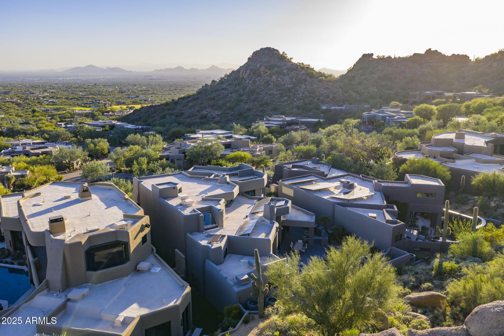 10040 East Happy Valley Road, Unit 1039 Scottsdale, AZ 85255 - Photo 58 of 60 an aerial view of a house with lots of residential buildings