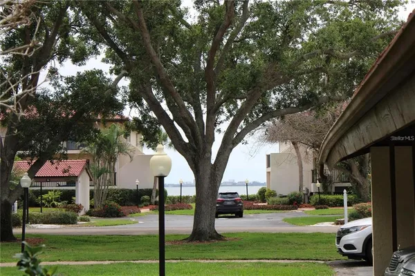 a view of a car garage