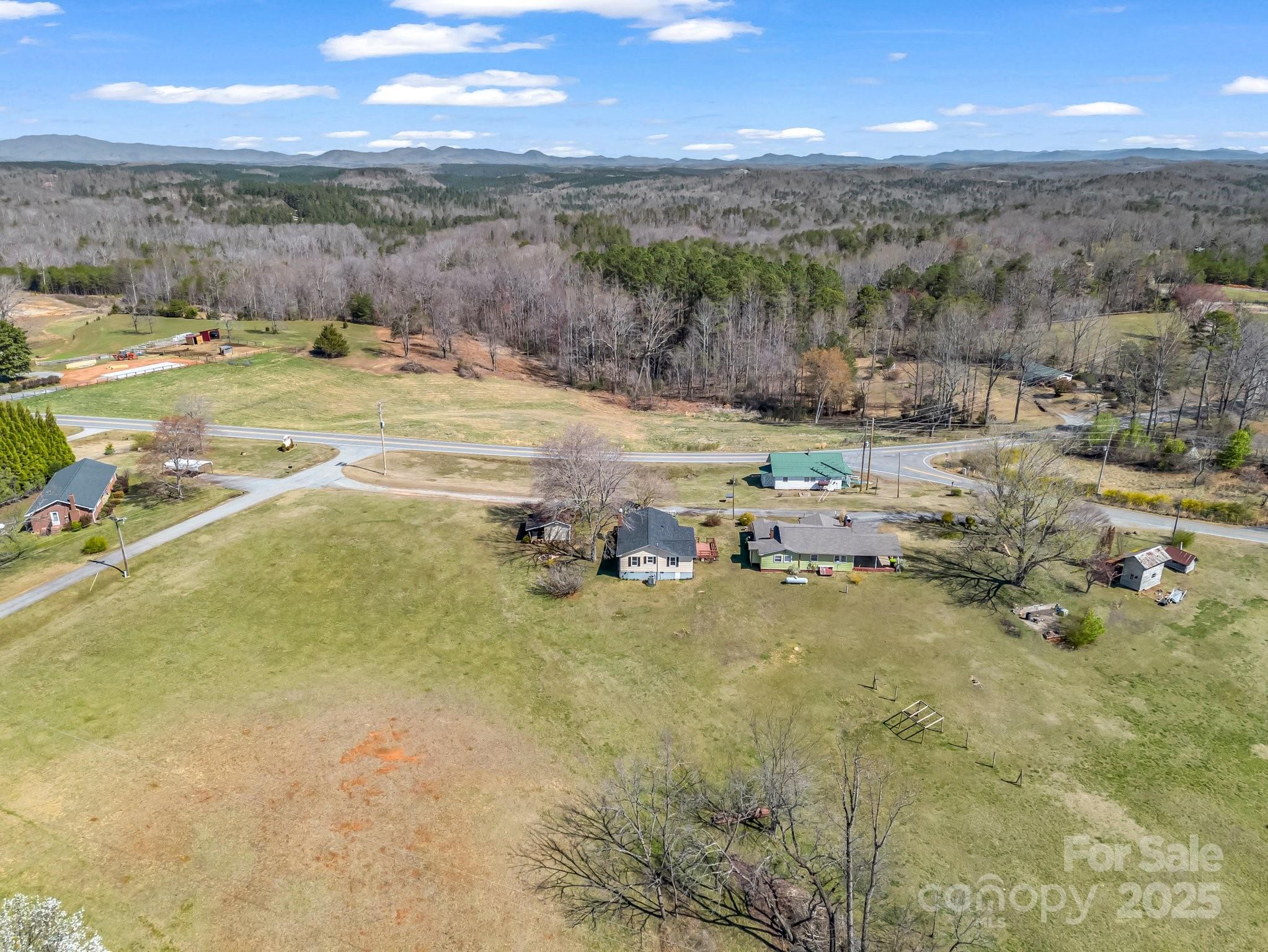 34 Manus Chapel Road Mill Spring, NC 28756 - Photo 37 of 42 a view of a yard with an outdoor space