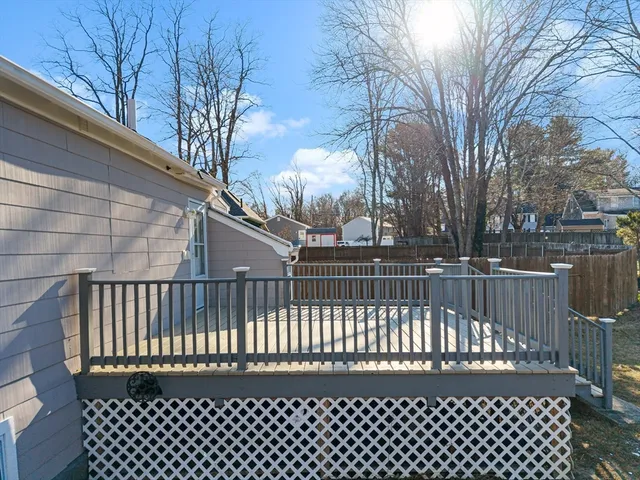 a view of a black gate