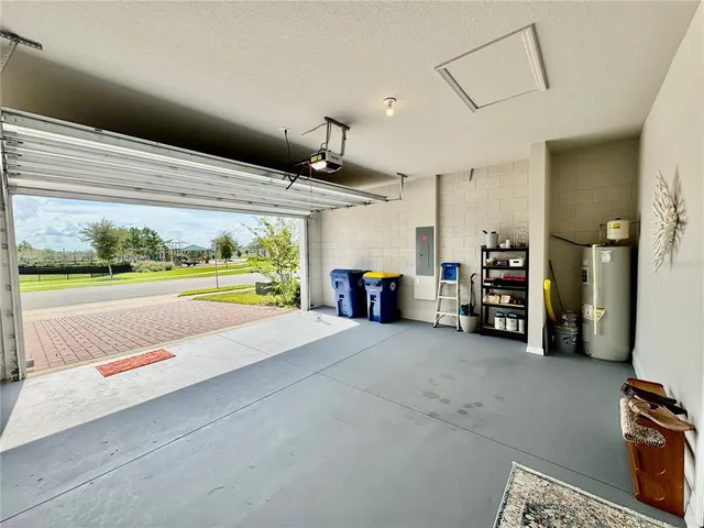 a view of a porch in front of house