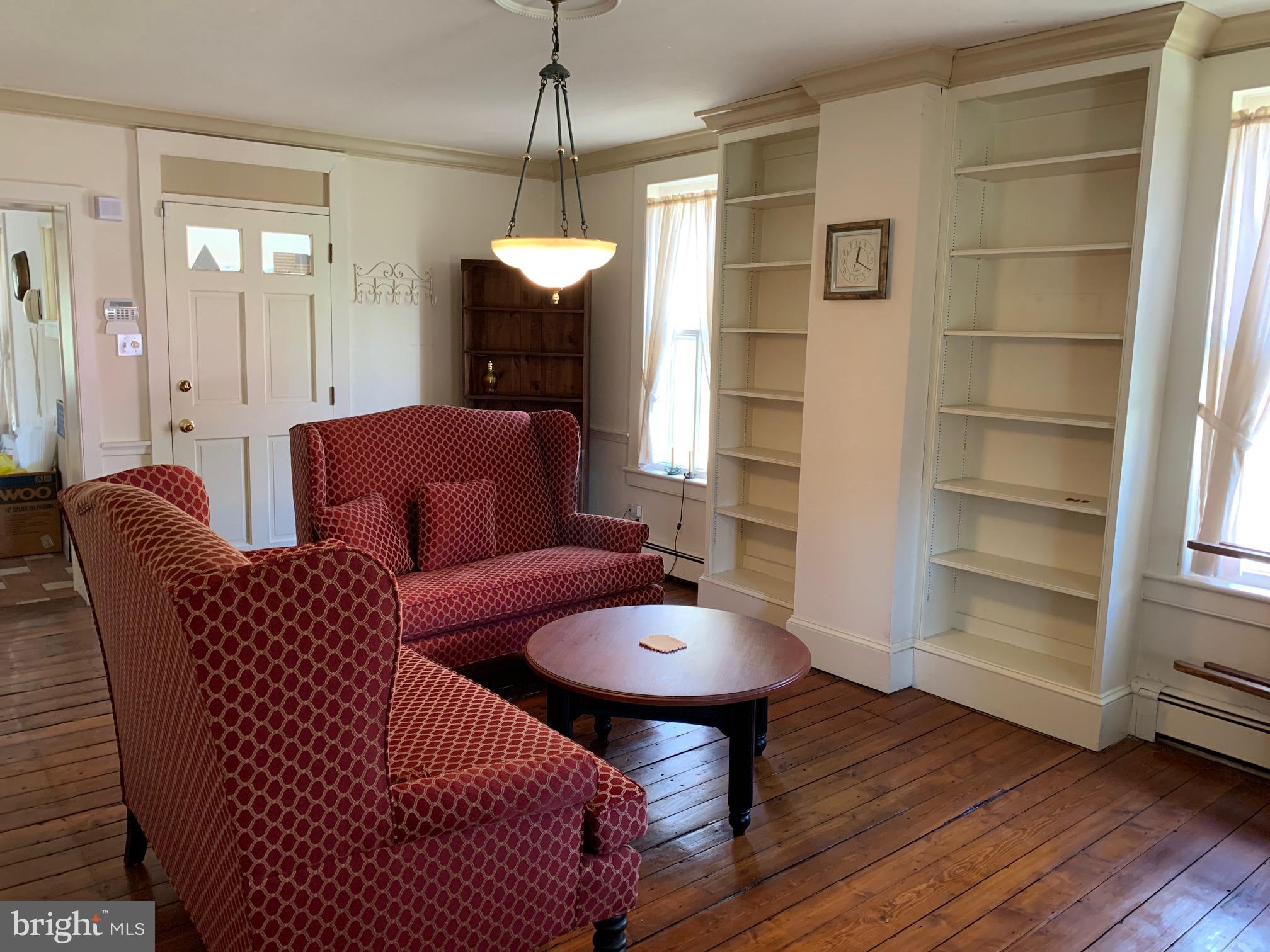 717 River Road Erwinna, PA 18920 - Photo 5 of 39 Dining room and lovely built in display shelves