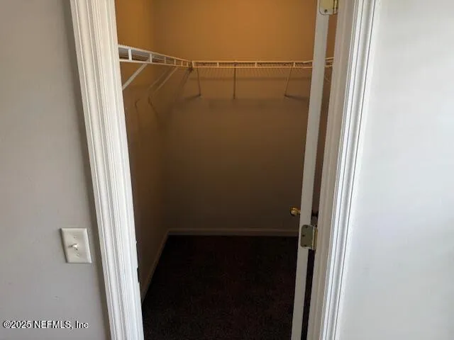 a view of walk in closet