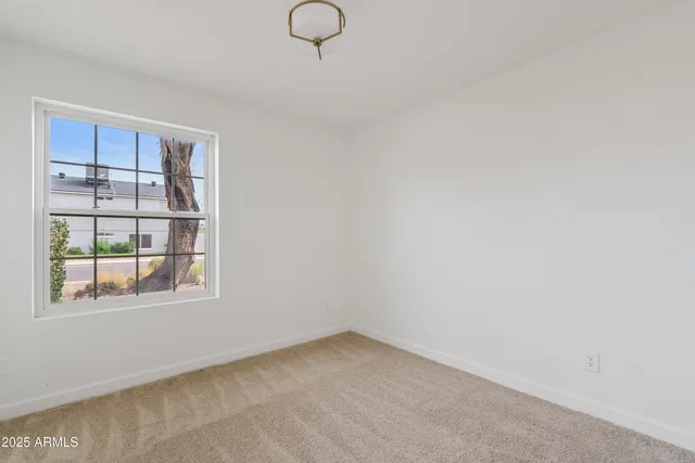 a view of an empty room