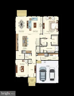 a picture of a floor plan