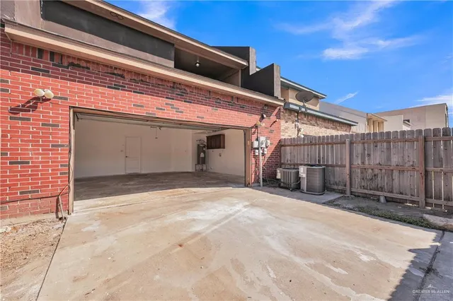 a view of a car garage