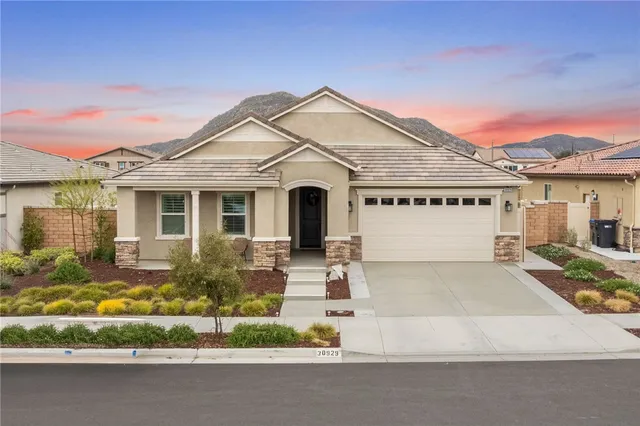 front view of a house with a outdoor space