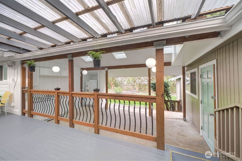 15520 30th Avenue Northeast Shoreline, WA 98155 - Photo 7 of 17 a view of a porch with a porch