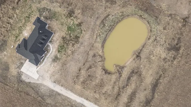 a view of entryway with a swimming pool