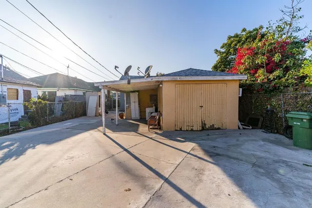 a view of a house with patio