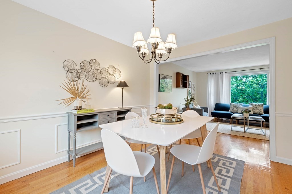 10 Wyman Road Billerica, MA 01821 - Photo 6 of 33 a view of a dining room with furniture window and wooden floor