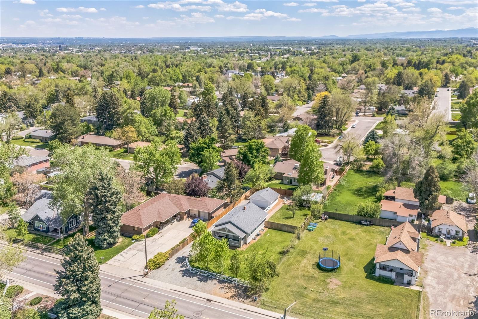 7340 West 32nd Avenue Wheat Ridge, CO 80033 - Photo 35 of 35 an aerial view of residential house with outdoor space