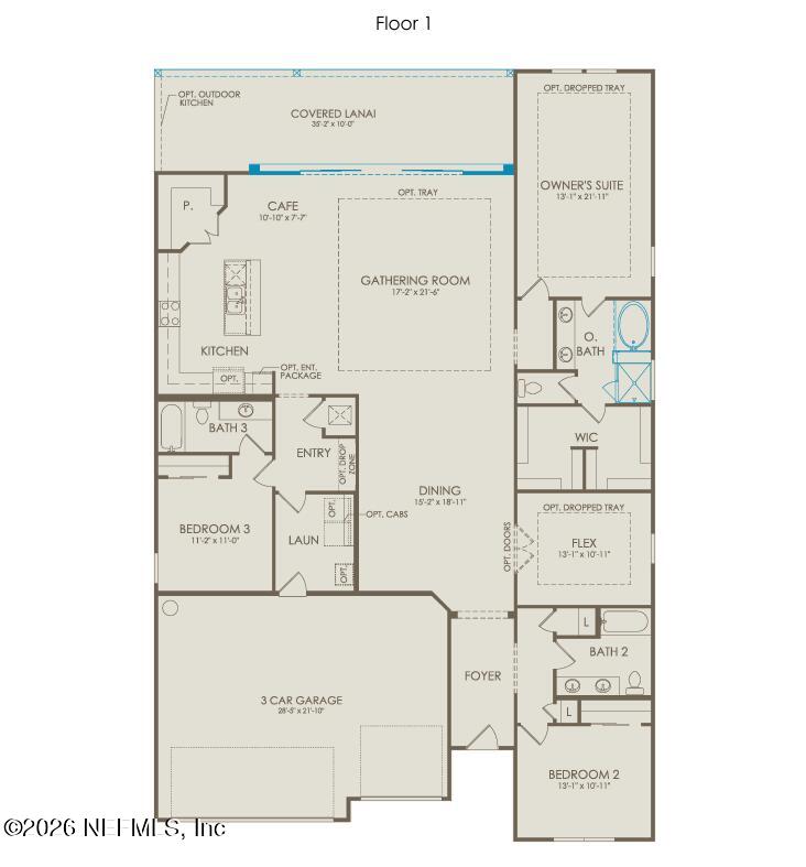 4896 Shell Crk Trail Jacksonville, FL 32226 - Photo 21 of 21 Easley Floorplan