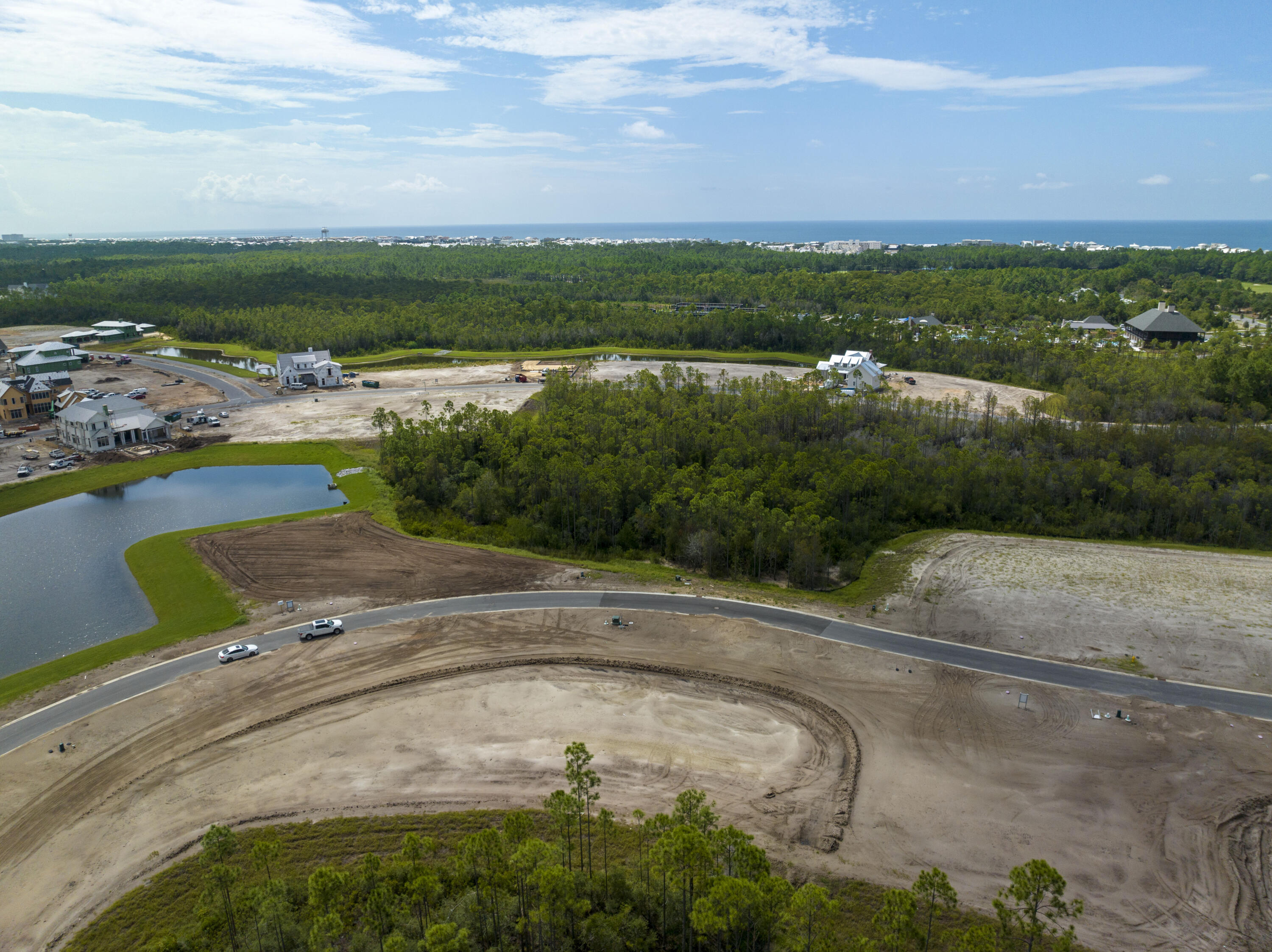 Lot 67 Sancord Dr Inlet Beach Inlet Beach, FL 32461 - Photo 9 of 22 an aerial view of a houses with a yard