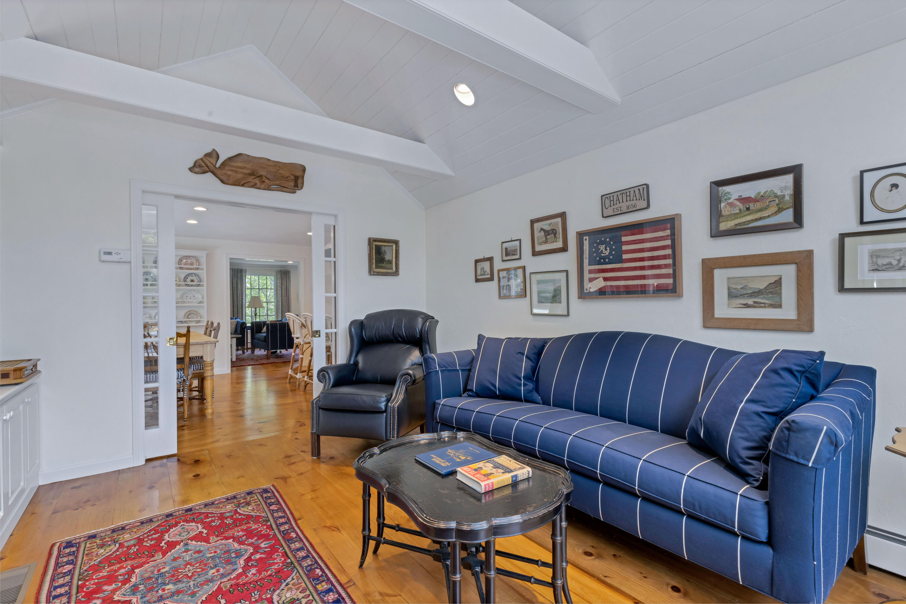 88 Round Cove Road Chatham, MA 02633 - Photo 20 of 58 a living room with furniture and wooden floor