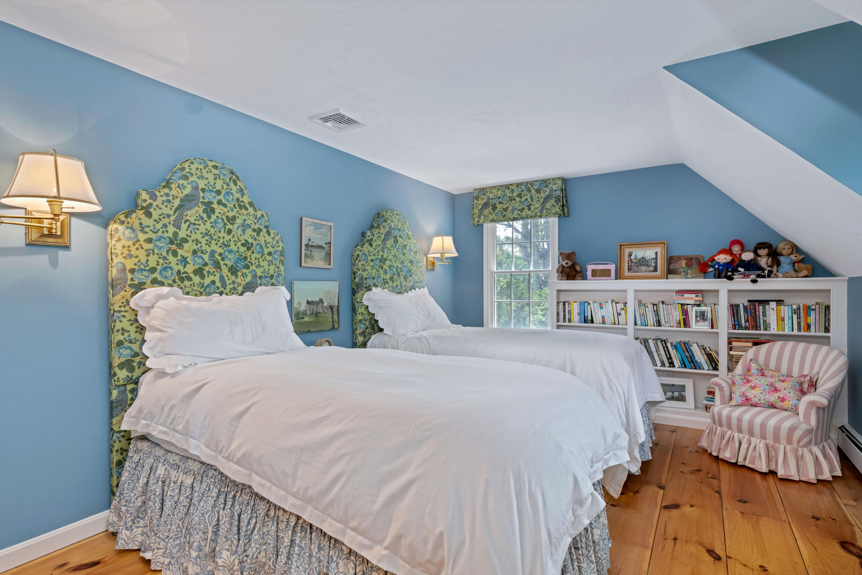88 Round Cove Road Chatham, MA 02633 - Photo 43 of 58 a bedroom with a large bed and a wooden floor