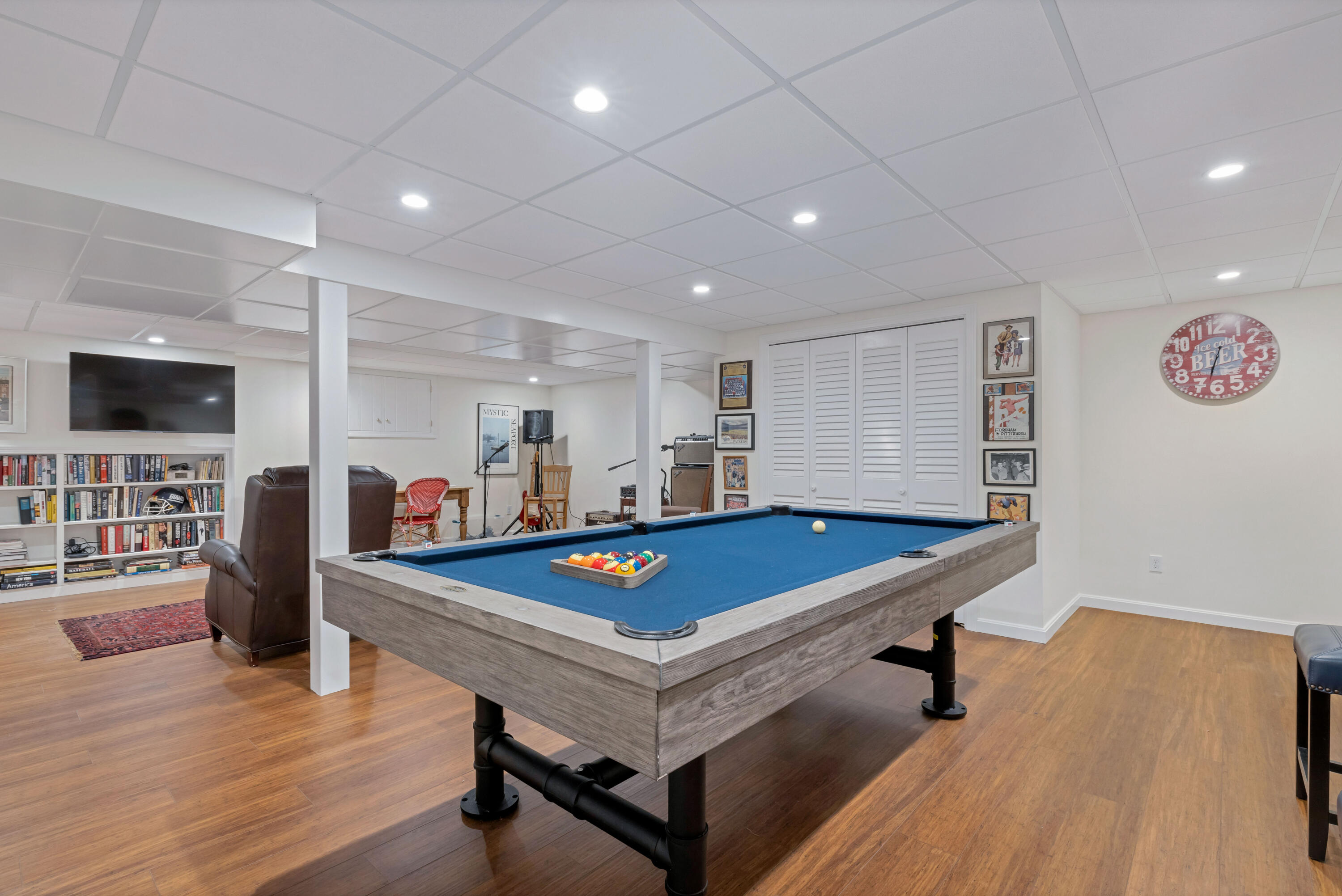 88 Round Cove Road Chatham, MA 02633 - Photo 49 of 58 a room with furniture pool table flat screen tv and windows