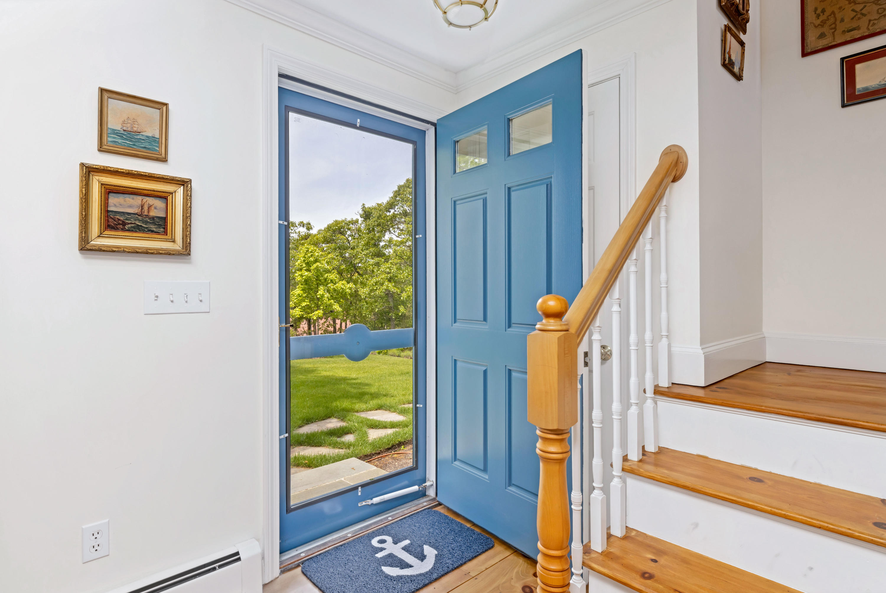 88 Round Cove Road Chatham, MA 02633 - Photo 5 of 58 a view of an entryway with staircase