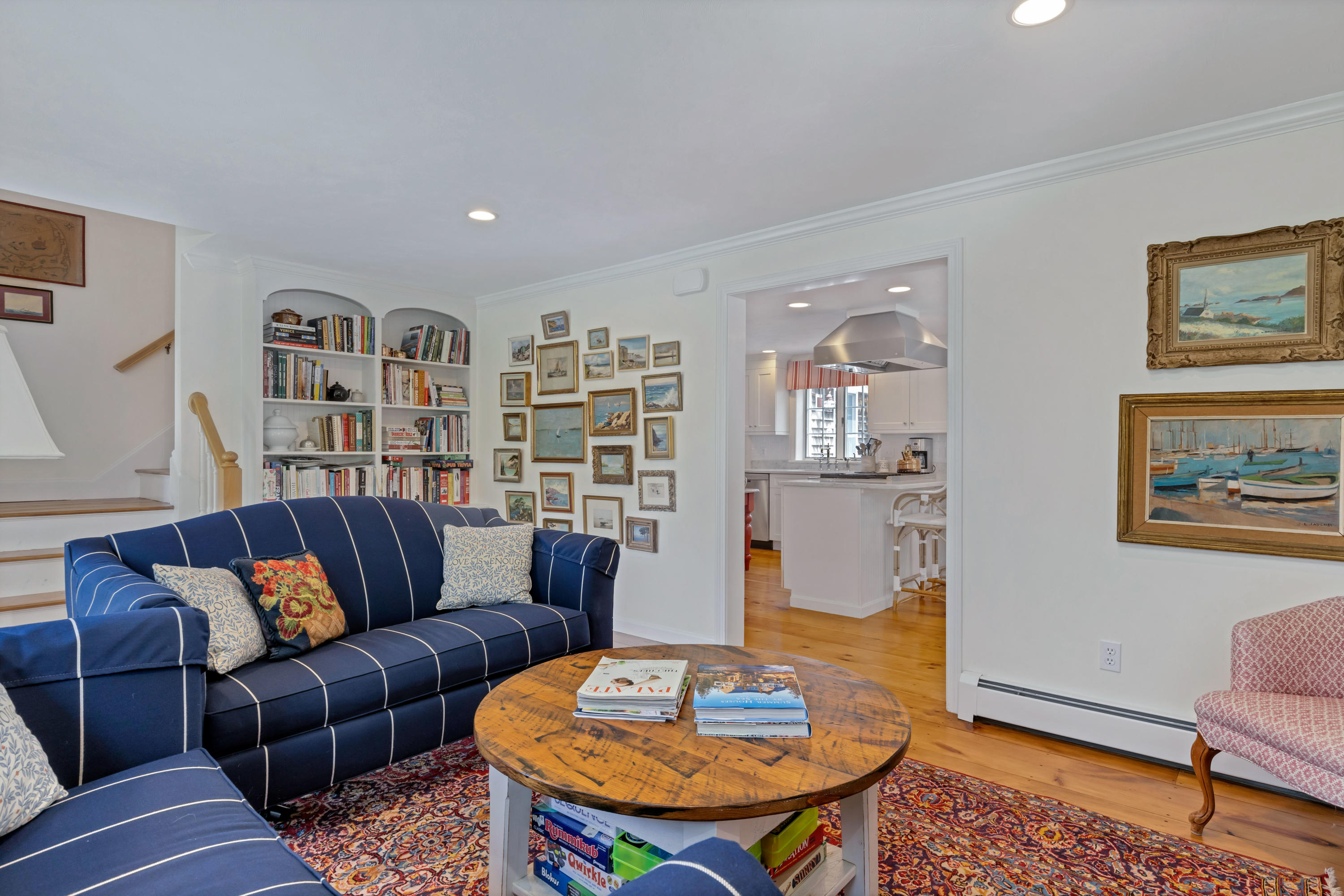 88 Round Cove Road Chatham, MA 02633 - Photo 9 of 58 a living room with furniture and a table