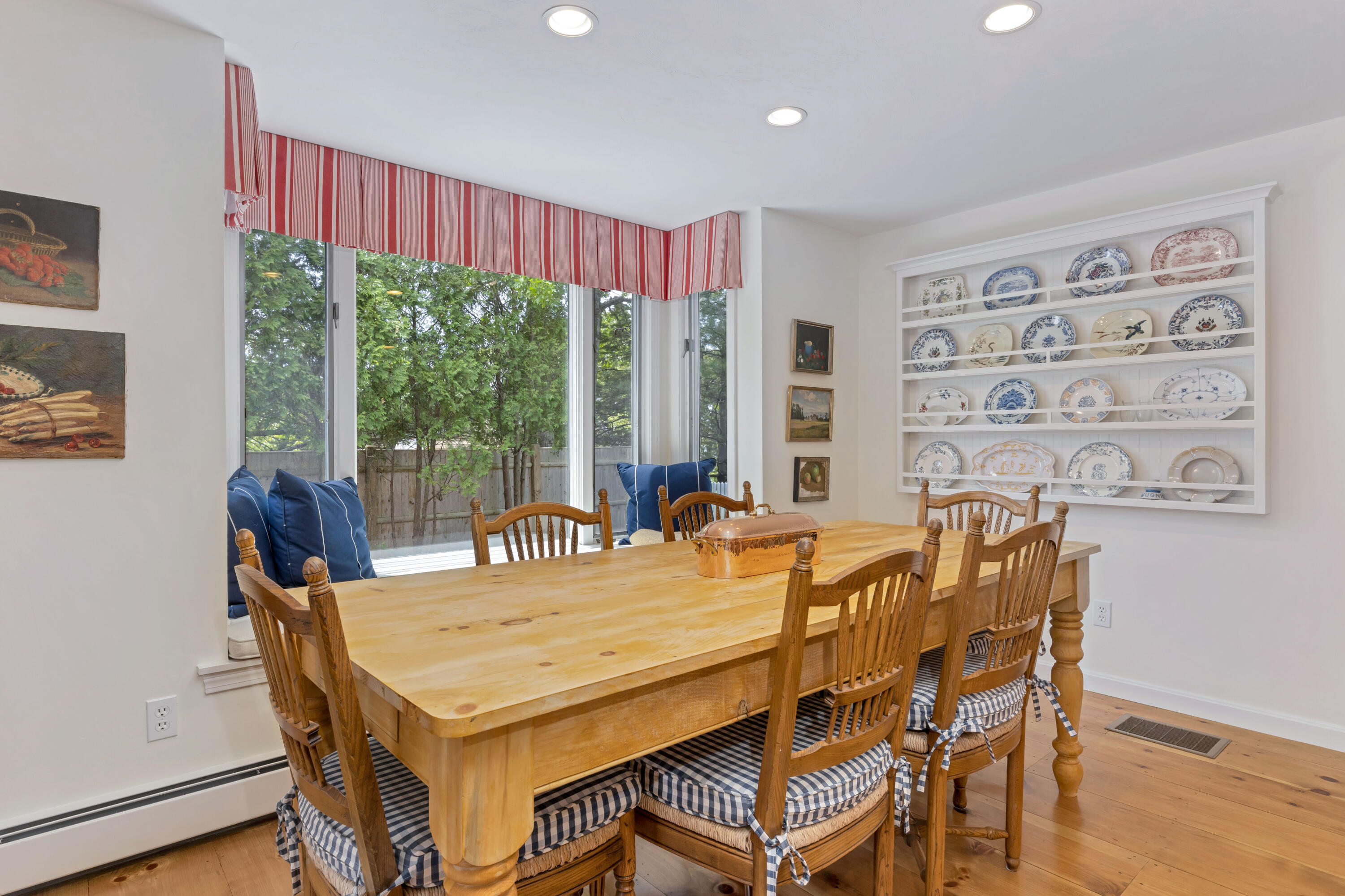 88 Round Cove Road Chatham, MA 02633 - Photo 10 of 58 a view of a dining room with furniture window and outside view