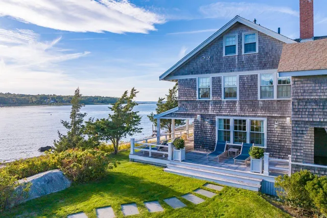 a view of an ocean and beach