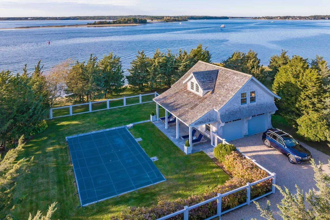 75 Winsor Road Cataumet, MA 02534 - Photo 24 of 27 an aerial view of a house having yard