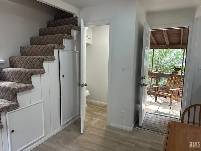 a view of front door