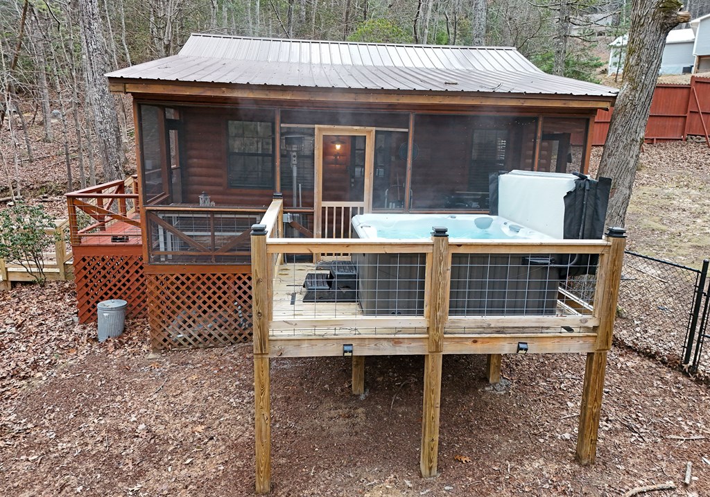 266 Mabry Lane Morganton, GA 30560 - Photo 5 of 37 front view of a house with a porch