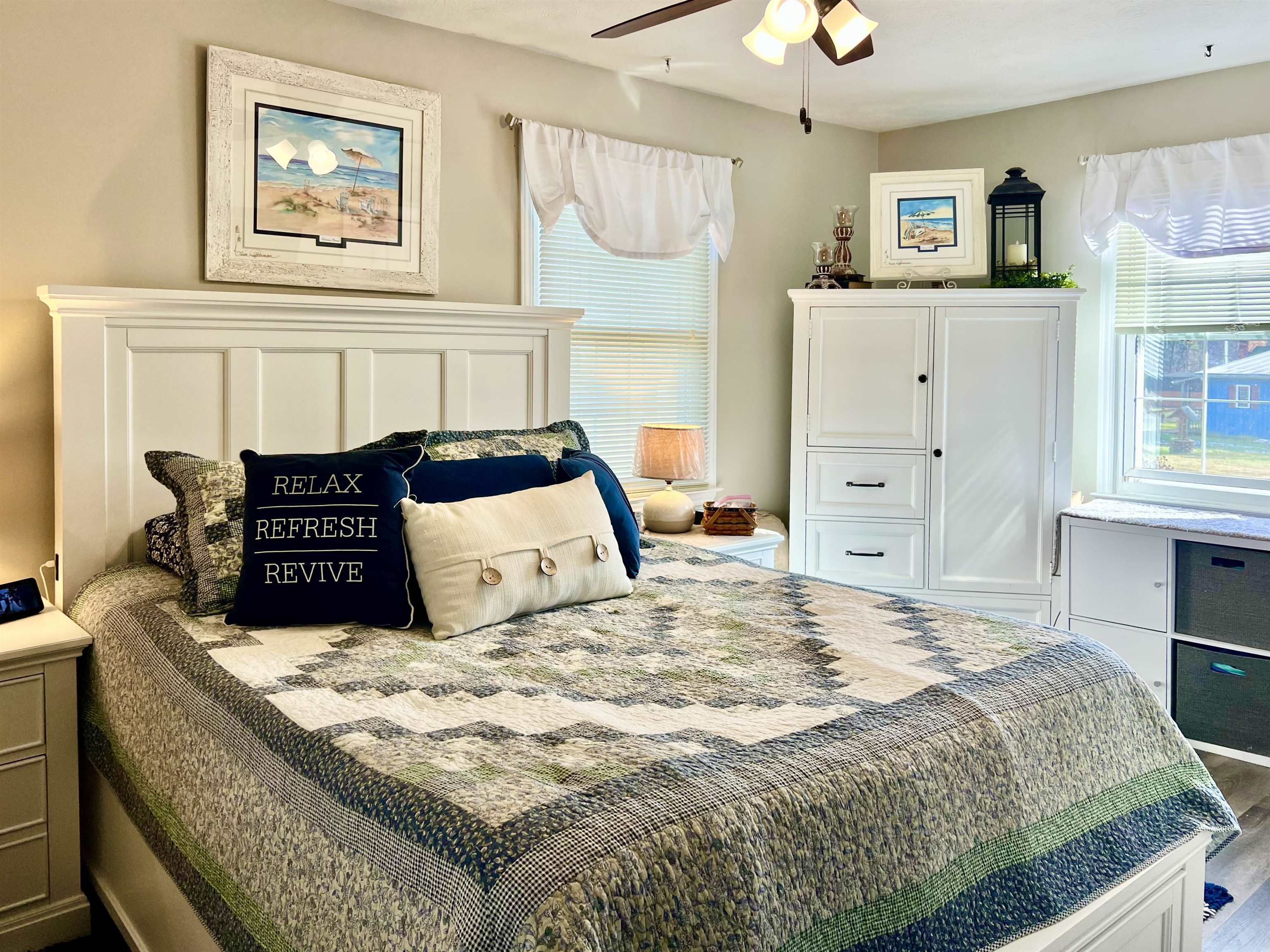 8346 Spring Creek Road Bridgewater, VA 22812 - Photo 14 of 16 a bedroom with a bed and a chandelier