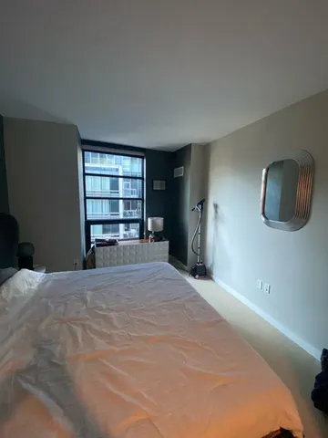 a view of empty room with a window