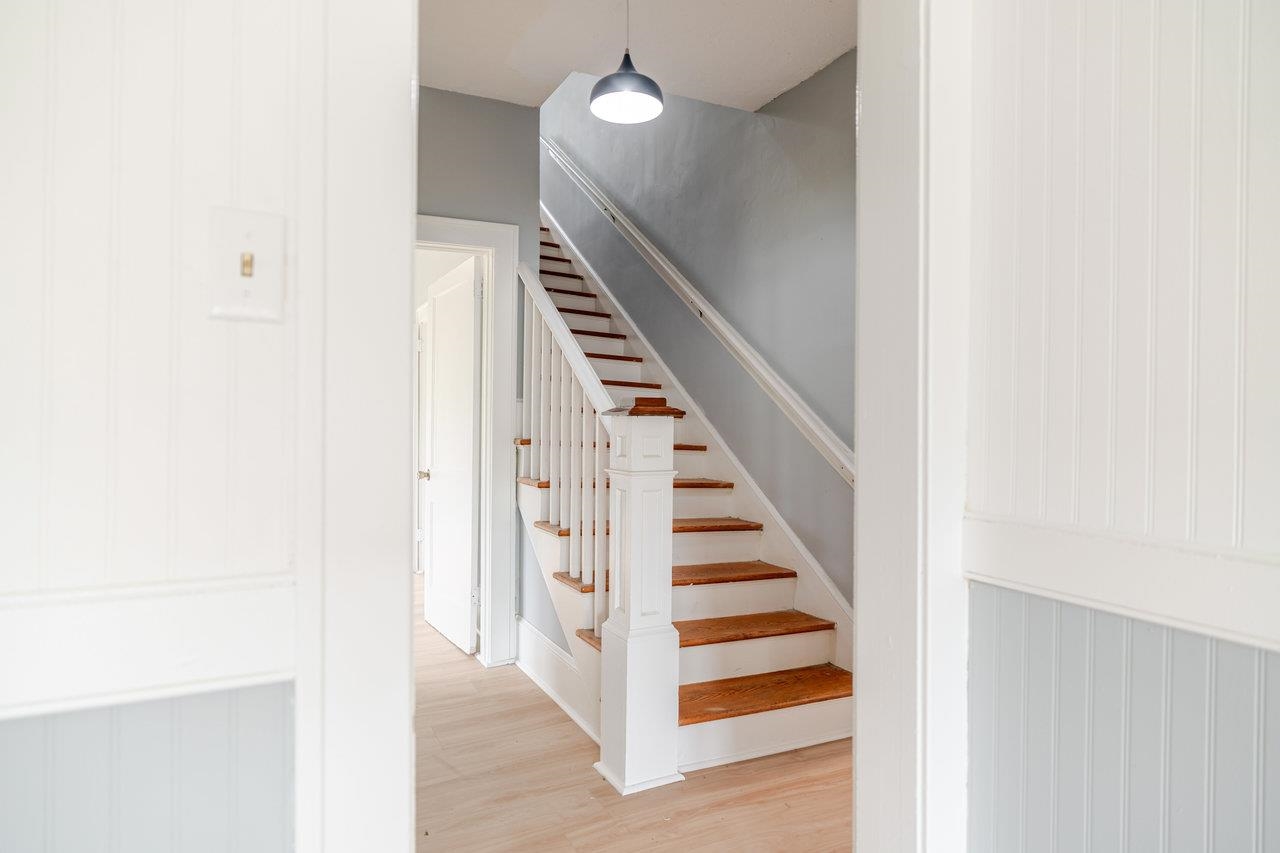 9571 Town Hall Road McGaheysville, VA 22840 - Photo 24 of 66 a view of a hallway with staircase