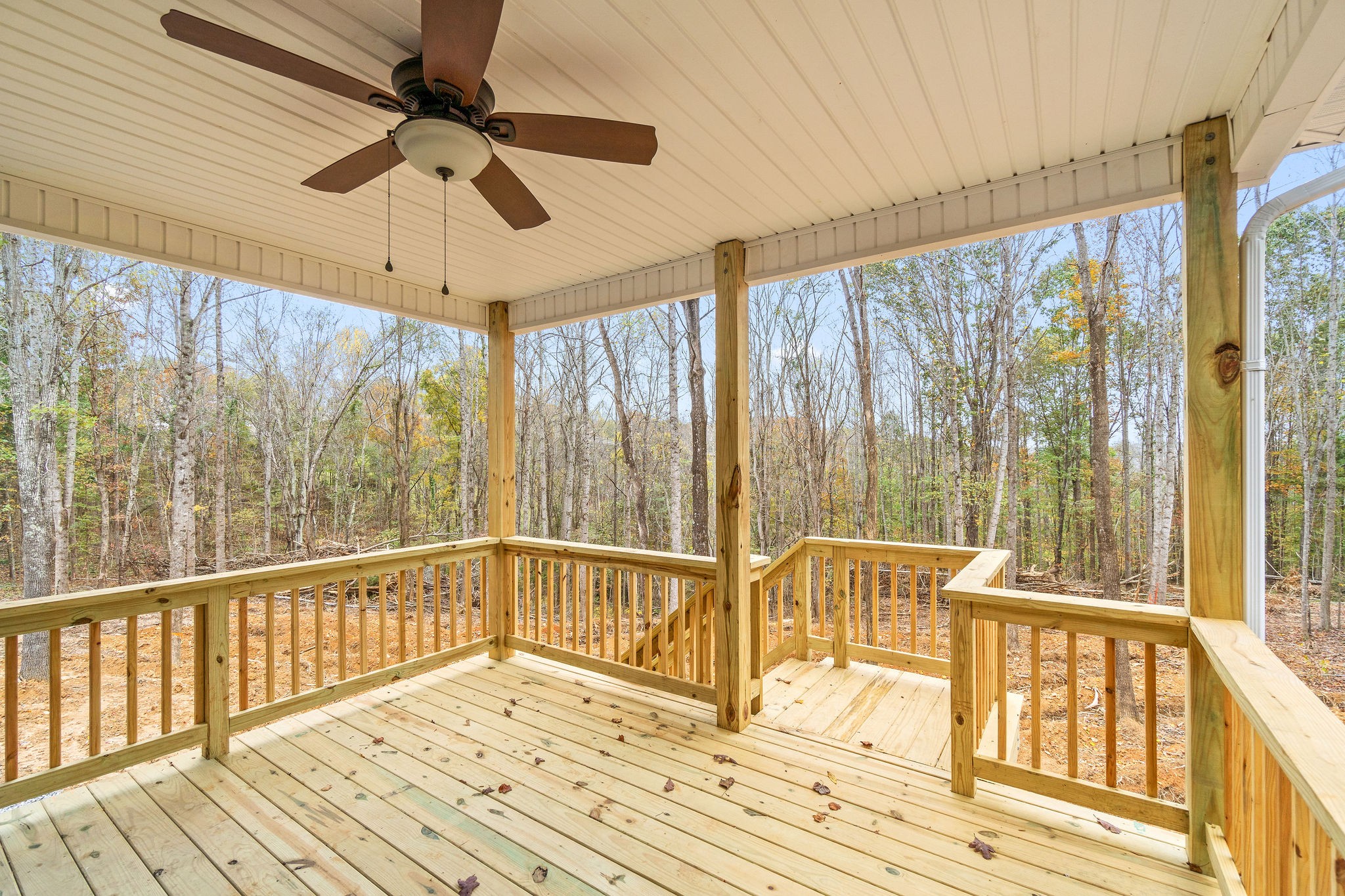 2790 Russell Road Palmyra, TN 37142 - Photo 27 of 31 a view of a porch with wooden floor and outdoor space