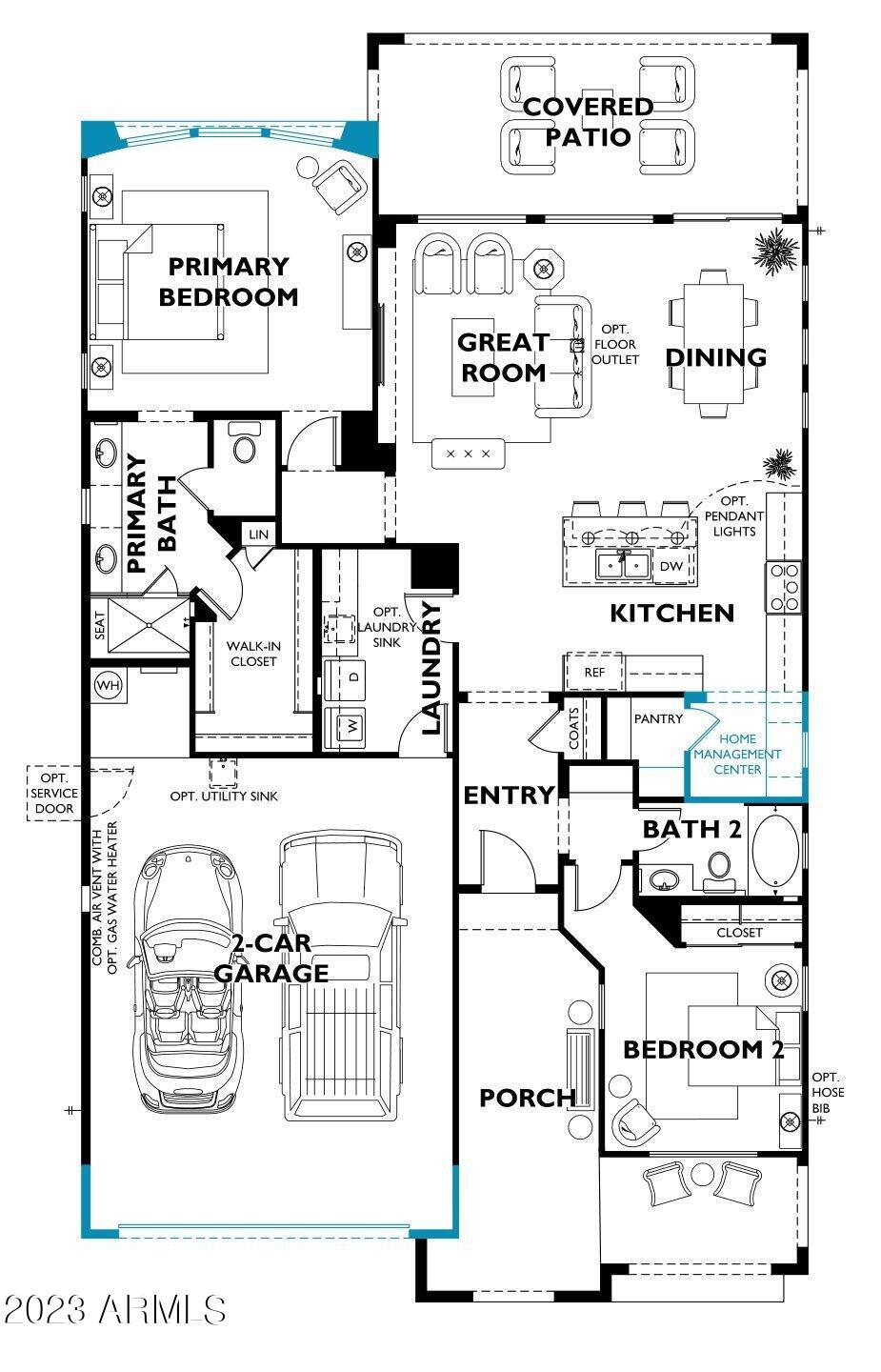 18216 East Parker Creek Road Rio Verde, AZ 85263 - Photo 2 of 2 18216 E PARKER CREEK RD floorplan