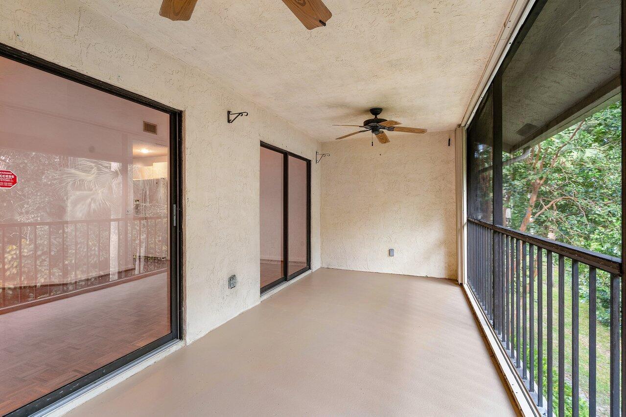 5630 Coach House Circle, Unit F Boca Raton, FL 33486 - Photo 19 of 34 BALCONY FROM PRIMARY
