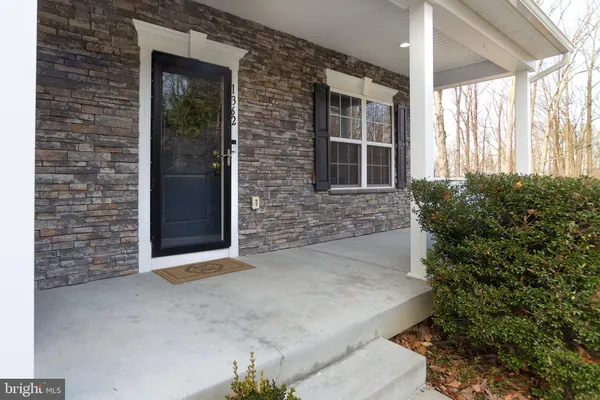 a view of front door of house