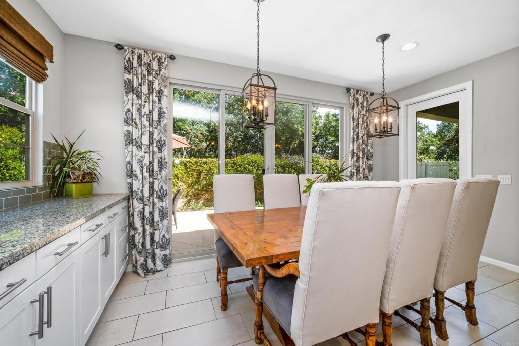 7351 Circulo Ronda Carlsbad, CA 92009 - Photo 14 of 37 a view of a dining room with furniture window and outside view