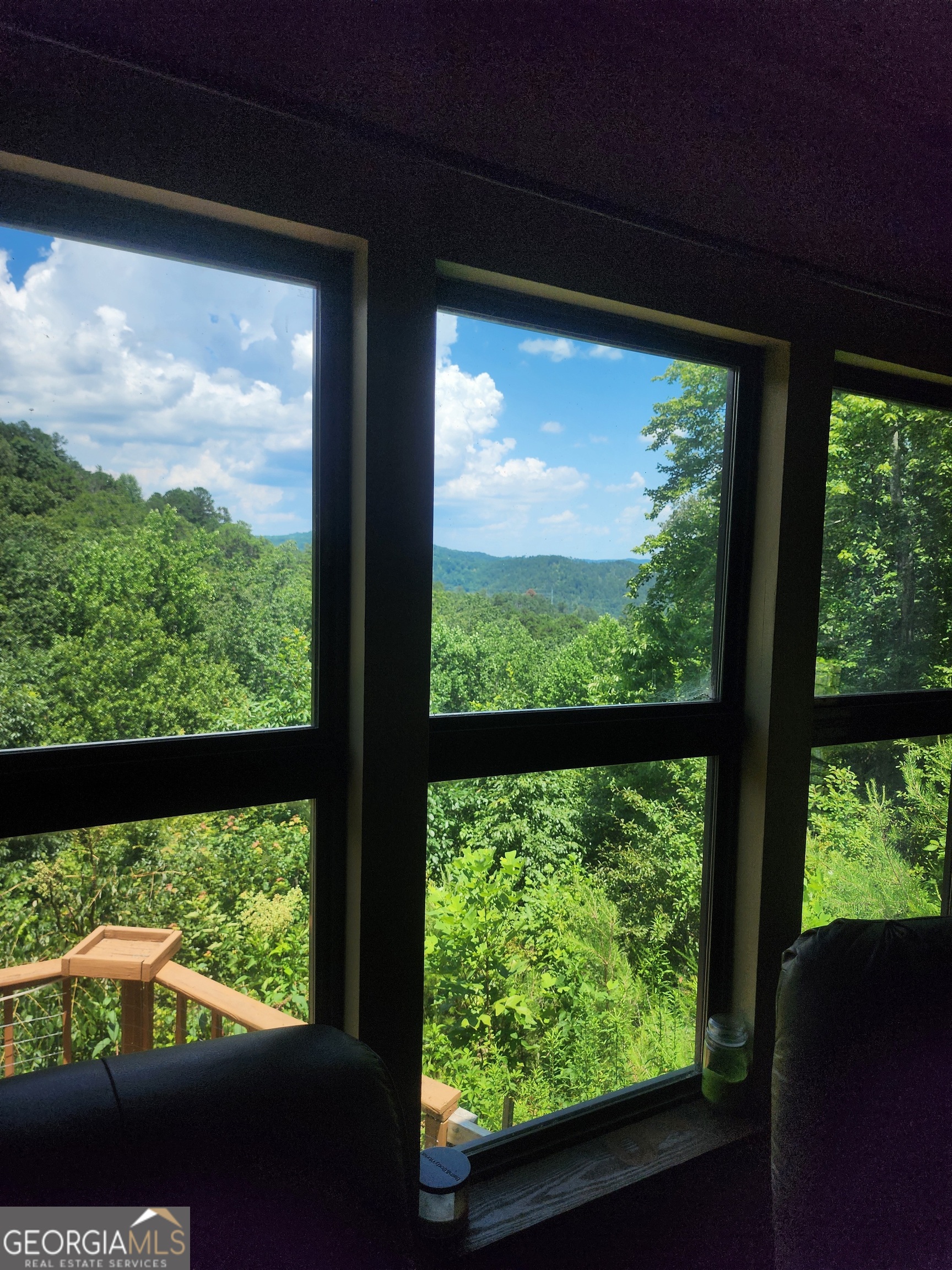 568 Yonah Lake Road Toccoa, GA 30577 - Photo 12 of 21 a view of back yard from a window