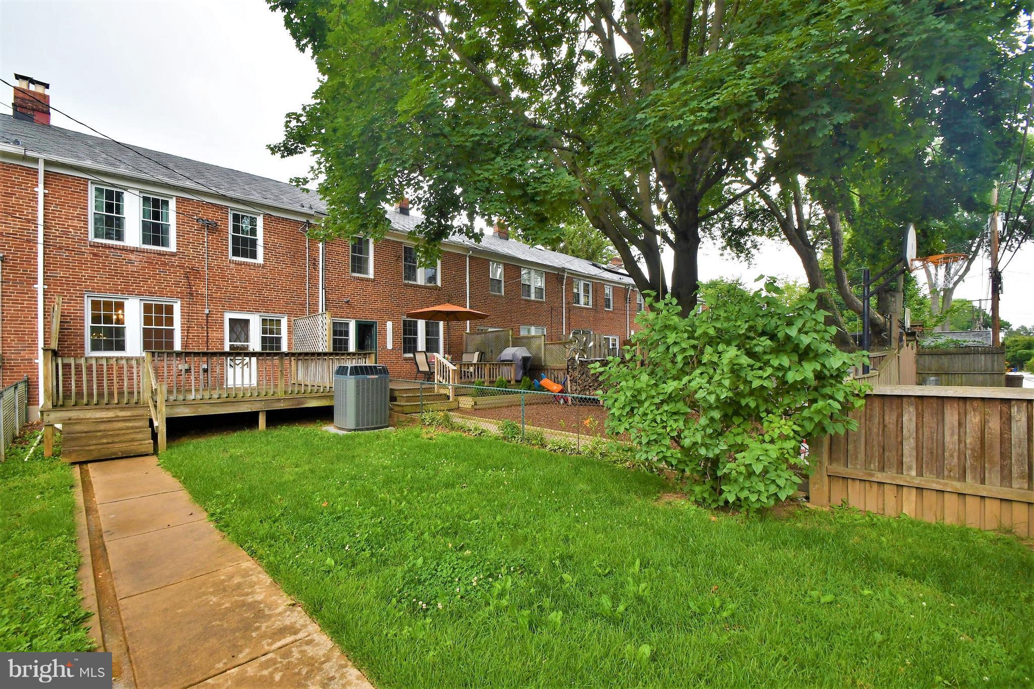 117 Murdock Road Baltimore, MD 21212 - Photo 21 of 24 Fenced Yard with a Deck