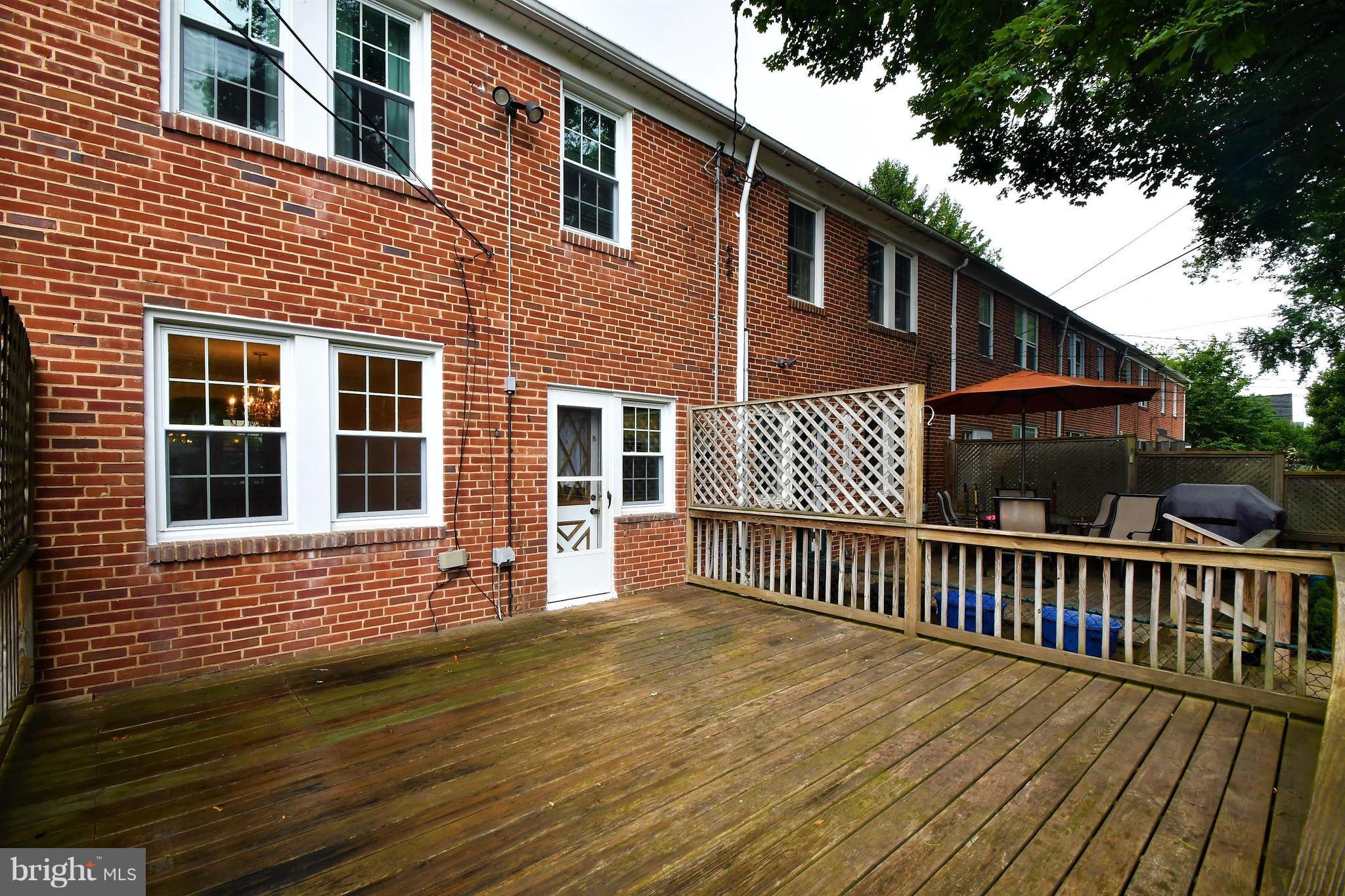117 Murdock Road Baltimore, MD 21212 - Photo 23 of 24 Rear Deck