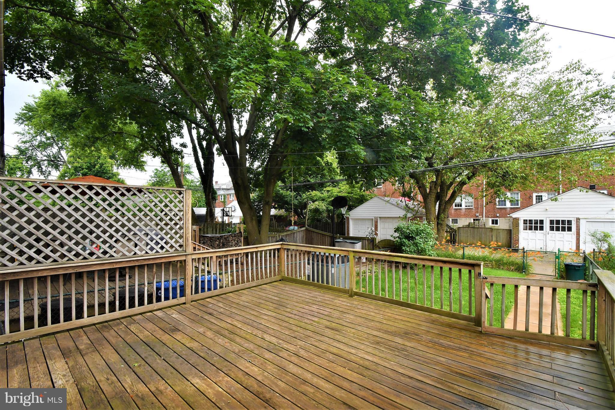 117 Murdock Road Baltimore, MD 21212 - Photo 24 of 24 Rear Deck