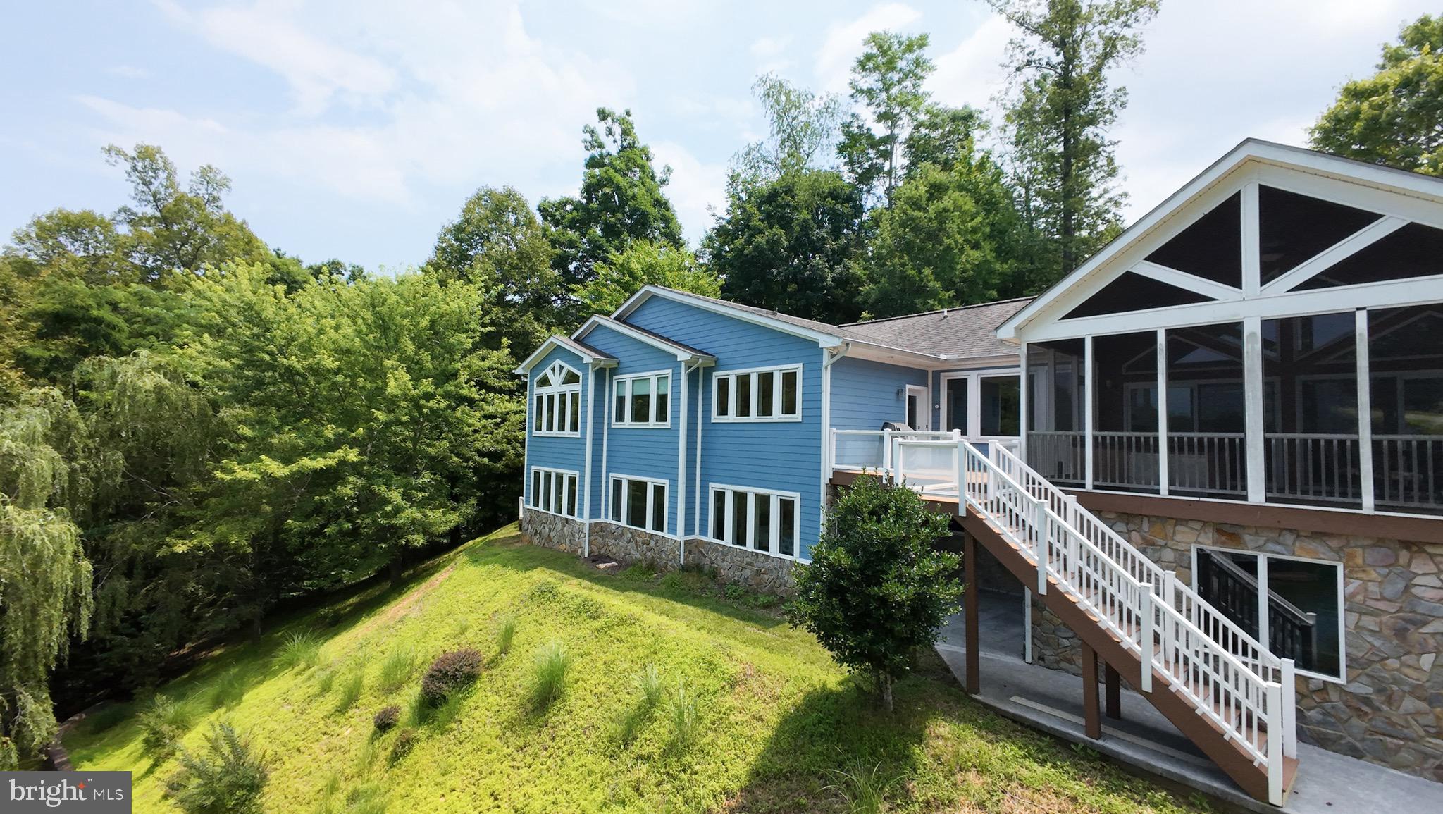 174 Virginia Key Trail Union Hall, VA 24176 - Photo 61 of 85 a house with swimming pool in front of it