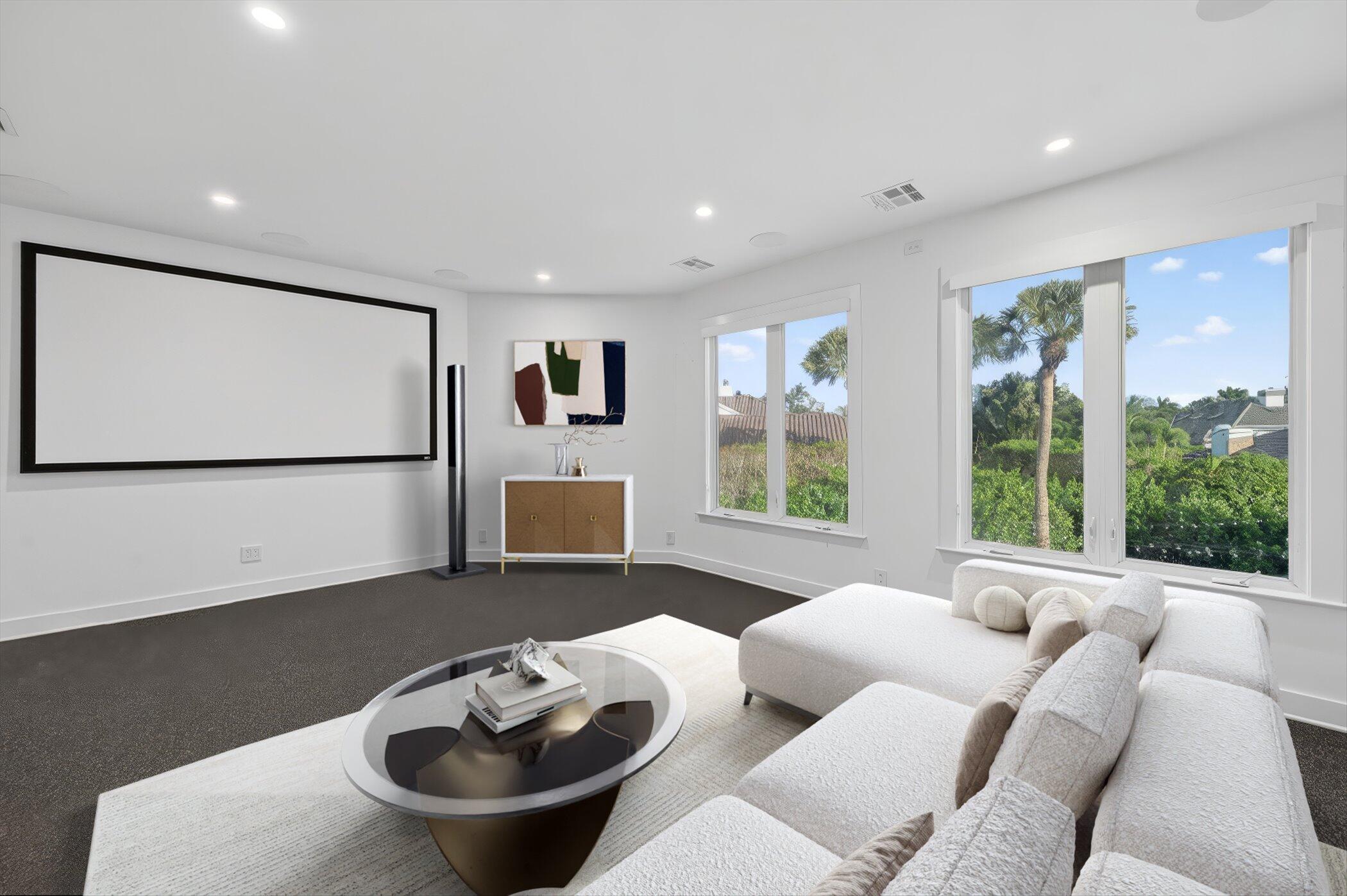 3872 Northwest 53rd Street Boca Raton, FL 33496 - Photo 30 of 43 a living room with furniture and a large window