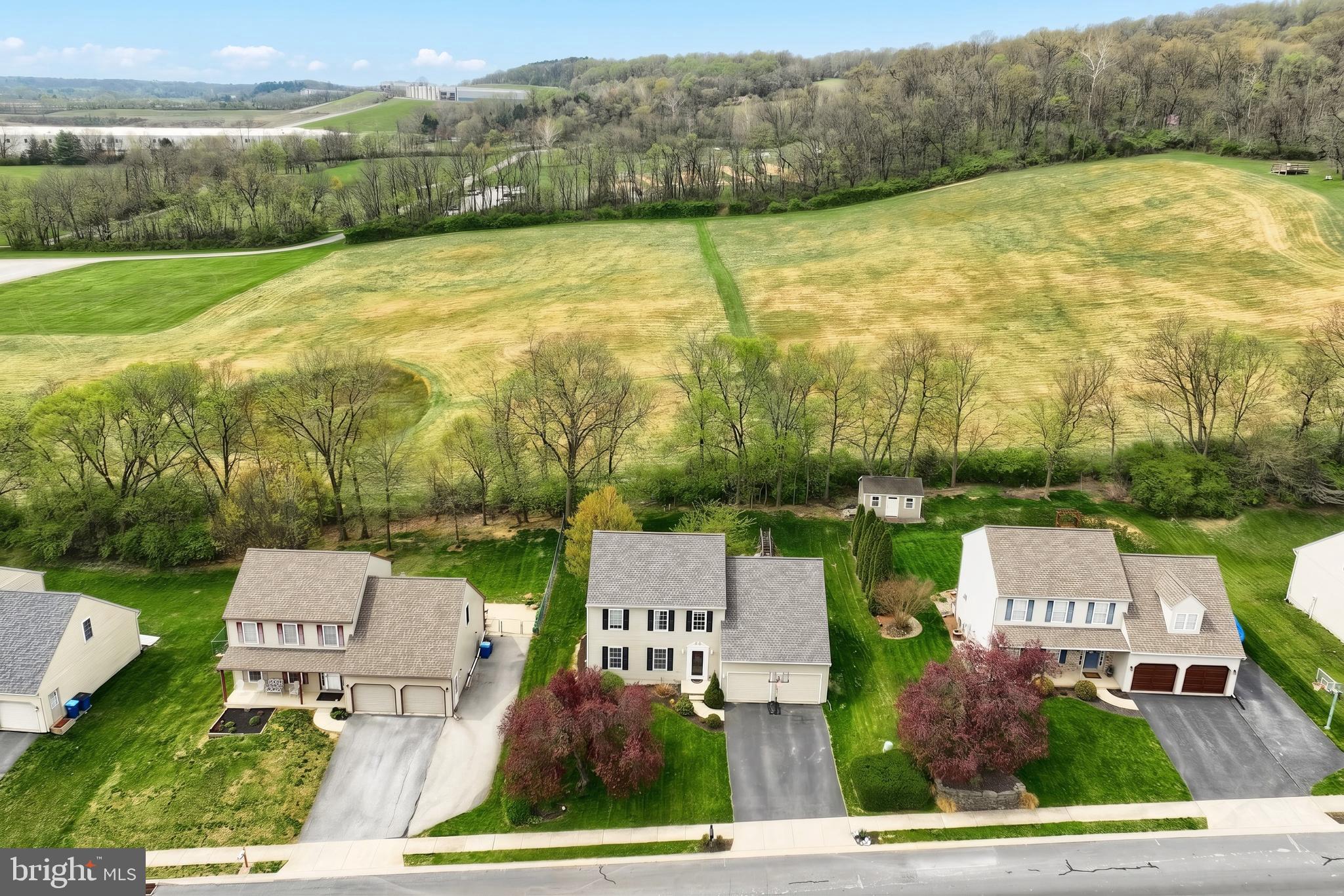 710 Apple Tree Lane Mount Wolf, PA 17347 - Photo 45 of 47 an aerial view of a house with a yard