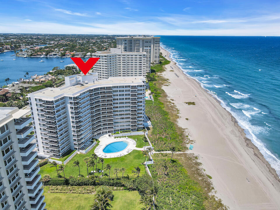 700 South Ocean Boulevard, Unit 1105 Boca Raton, FL 33432 - Photo 40 of 49 Aerial Picture