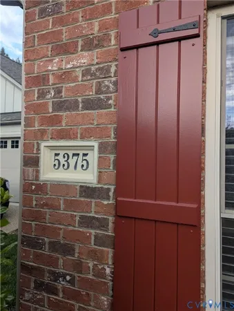 a view of a door