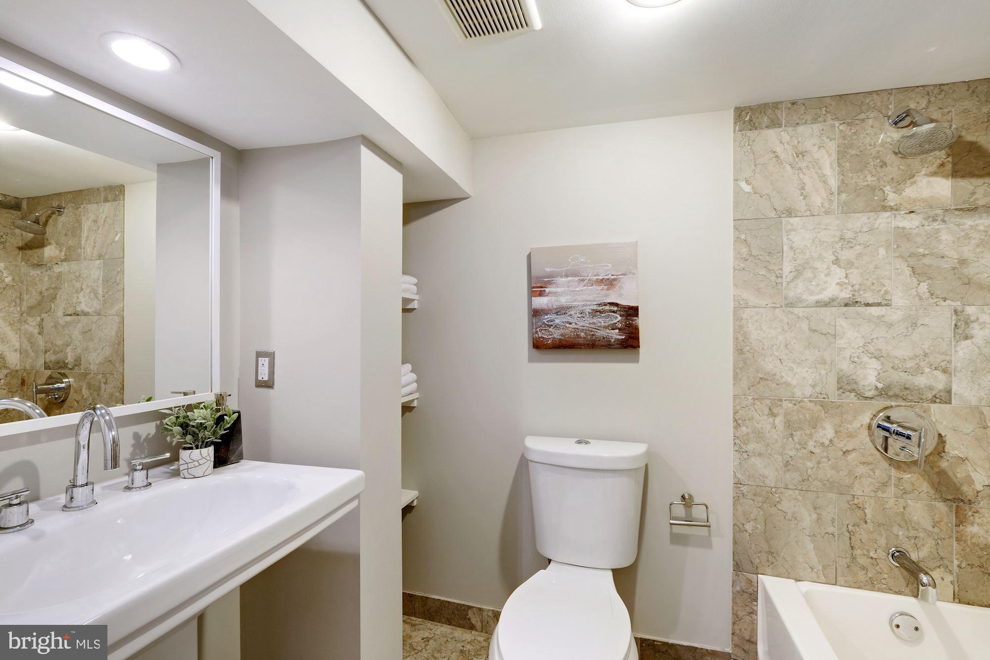 1340 Spring Road Northwest Washington, DC 20010 - Photo 23 of 35 Lower level full bathroom