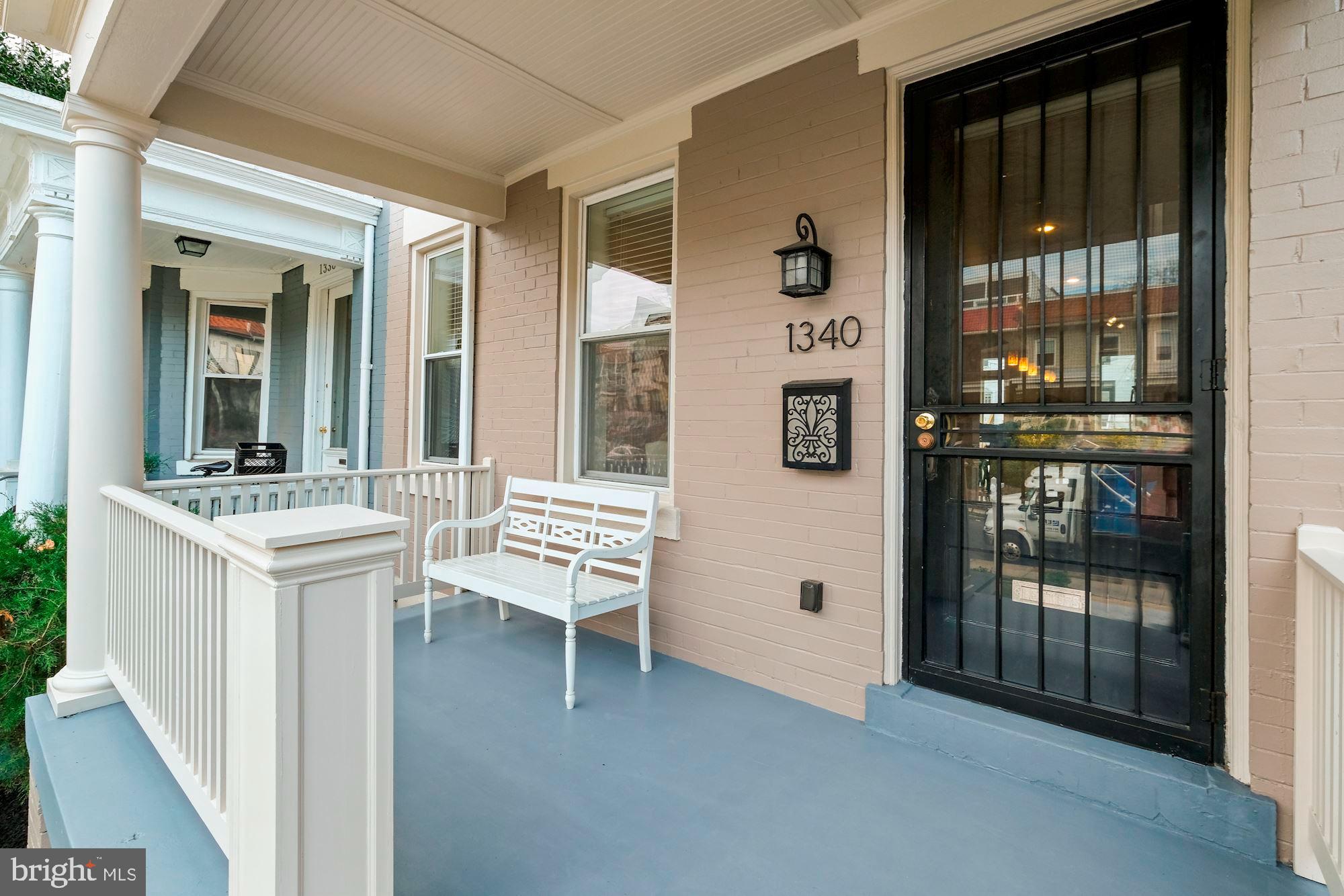 1340 Spring Road Northwest Washington, DC 20010 - Photo 4 of 35 Inviting front porch