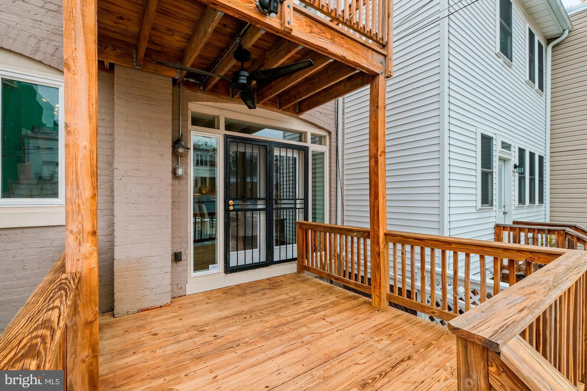 1340 Spring Road Northwest Washington, DC 20010 - Photo 31 of 35 Deck w/access from main level