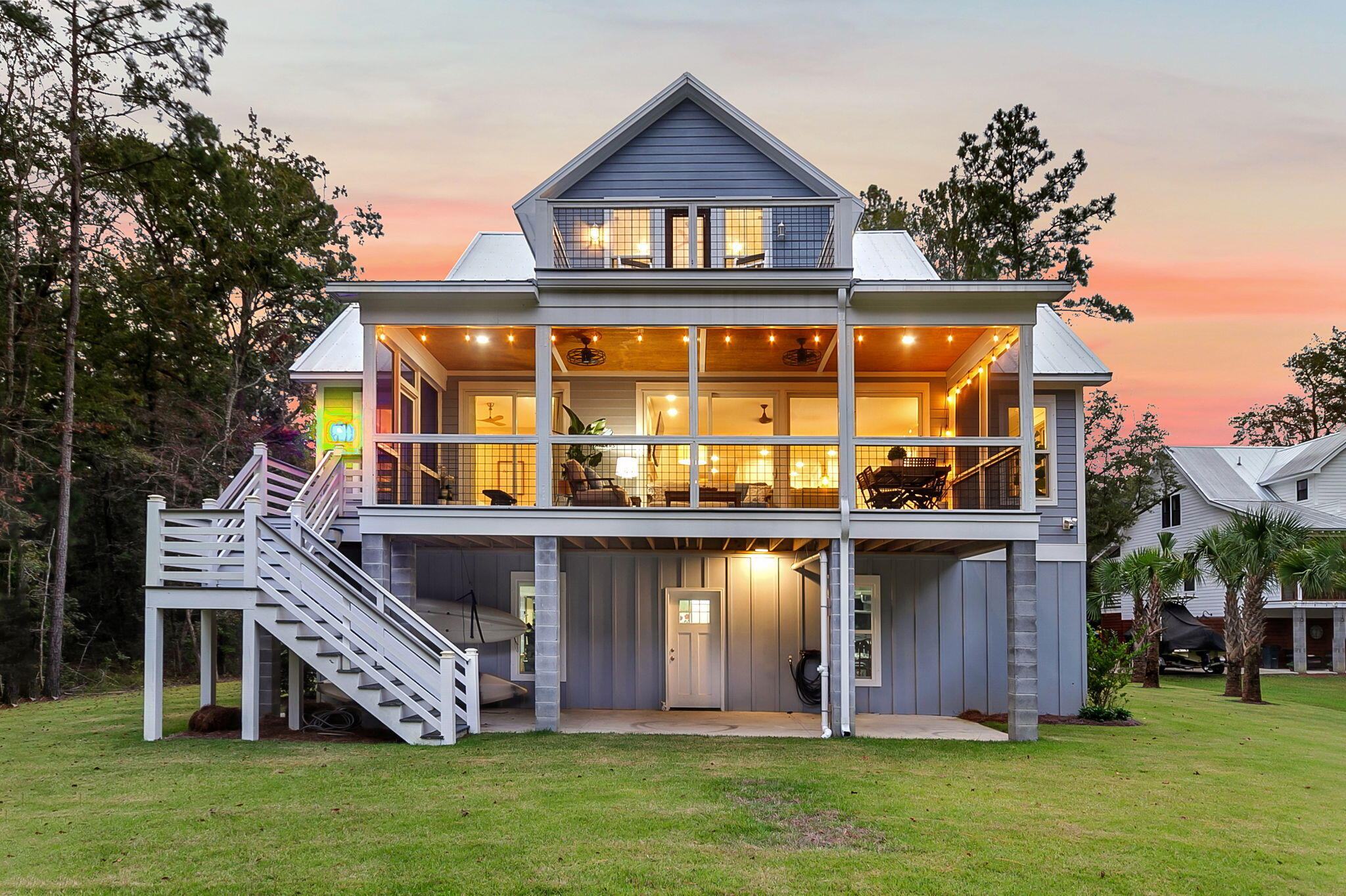 368 Mercantile Road McClellanville, SC 29458 - Photo 37 of 45 38 - CREM - 369 Mercantile - twilight-6